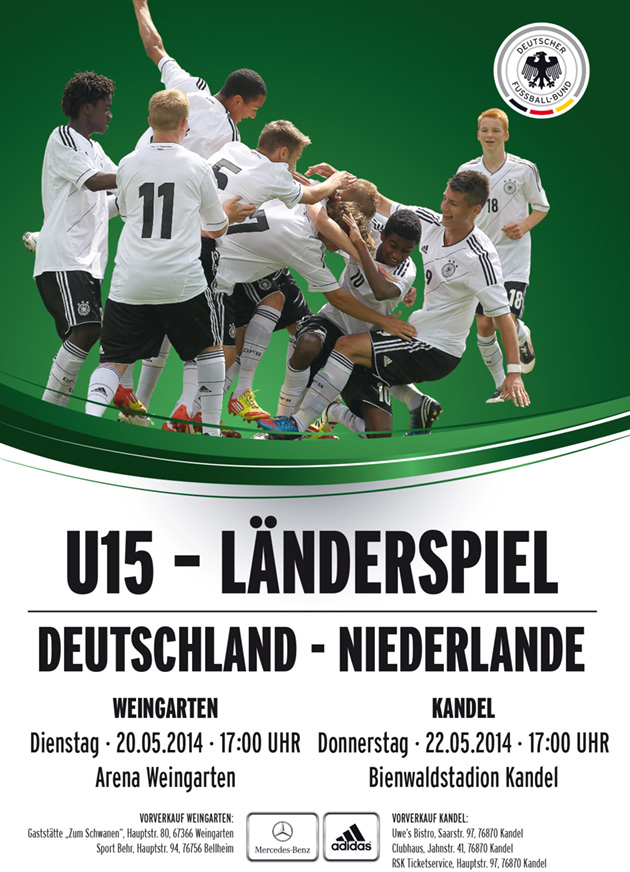 Plakatmotiv DFB U15 DT-NL